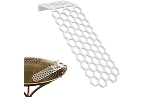 GENERISCH Schwimmende Schmetterlingsleiter, Vogeltränke Schwimmende Leiter, Schwimmende Bienen Leitern Verwendung für Bienen für Garten, für Teich, jedes Schwimmbad, Vogeltränke (Weiß)