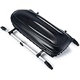AXspeed RC Roof-box with Rack Luggage Box Luggage Carrier with Rail Bar for 1/10 TRX4 TRX6 Crawler Car (Black)