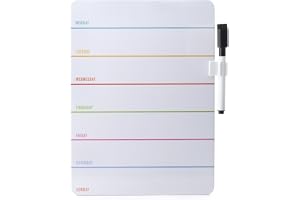 Kikkerland MH70 tavla, plast, vit, 24,1 cm x 17,8 cm x 0,5 cm.