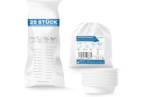 25x ARNOMED® Spuckbeutel mit Ring, LDPE Kotztüten mit Ring für Erwachsene & Kinder, Spucktüten Auslaufsicher, Brechbeutel, Kotzbeutel für Reisen, Brechtüten, Auffangbeutel für Erbrechen