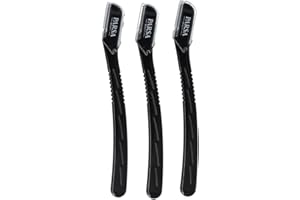 PARSA Beauty Eliminador de cejas y vello facial para mujeres y hombres (juego de 3) – Recortadora de cejas precisa para una depilación facial perfecta