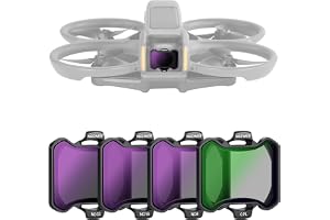 NEEWER CPL + ND-filterset kompatibelt endast med DJI Avata 2, 4-pack flerskiktade HD-neutraldensitetsfilter (ND8/16/32), cirk