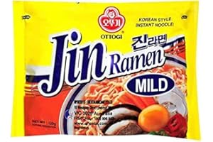 SPICEHUB Ottogi Jin Ramen Lot de 5 Ramen 120 g