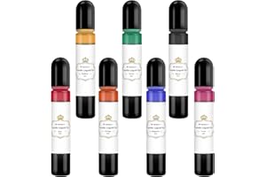 YRYM HT Candle Dye - 7 Colors Candle Making Liquid Dyes, Wax Dye for Candles Making（7 Bottle）