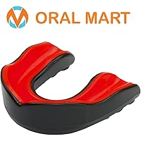 Oral Mart Sports Gum Shield for Kids/Adults (10 Best Colors) - Sports Mouthguard for Karate, Muay Thai, Hockey, Martial Arts, Rugby, Boxing, MMA, BJJ