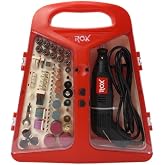 Rox 0074 Mini Taşlama Grav&uuml;r Makinası Hobi Seti 210 Par&ccedil;a