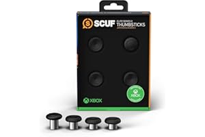 ‎SCUF Scuf Elite Series 2 Performance Thumbsticks für Xbox Elite Series 2 (Verbesserte Griffigkeit, Verschiedenen Optionen für Richtige Länge und für Handgröße) 4er-Pack - Schwarz