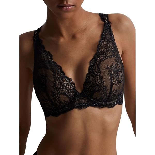 Soutien-gorge Aubade 90D Passion Creole, Dentelle Bleue Iris, Push-up Avec Armature - Neuf étiqueté