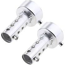 2 Pezzi DB Killer Per Moto - Tubo Scarico 48mm Angolato Regolabile - Accessorio Silenziatore - Foto 4