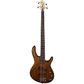 Cort AB4PJOPW 4 String Bass Guitar - Brown