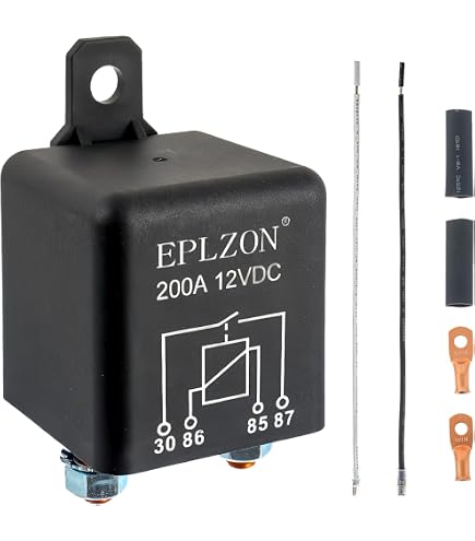 E Support Relè Di Corrente 12V 500A – Interruttore Di Separazione Batteria, Protezione Contro La Scarica, Impermeabile, Per Auto E Moto
