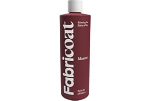 Fabricoat Fabric Paint – Restore or Change the Colour of Any Fabric - Paint Directly Onto Fabric - Transform Anything – Sofas, Lampshades, Car Interiors (500ml, Maroon)