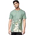 The Souled Store Men's Official Tom And Jerry: Thinking Tom Cotton Regular Fit T-Shirts
