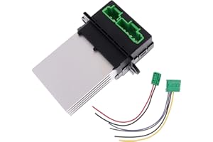 GELOO CT-CARID Calentador Motor Resistencia del Soplador + Conector, Aire Acondicionado Ventilador Resistencia de Velocidad Reemplazo 6441.L2 6441L2