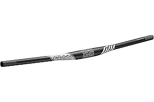 Funn Manillar de Bicicleta de Montaña Full On con Abrazadera de Barra de 35mm y Ancho de 785mm, Manillar de MTB Negro (Elevación de 7mm)