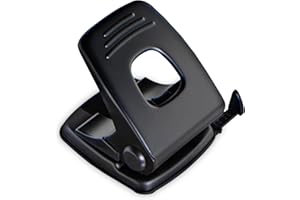 G4GADGET 2 Hole Punch, 10 Sheet Capacity, Lightweight and Compact Paper Puncher with Adjustable Guide Bar, Durable Metal Build, Ideal for Office, Home, and School Use