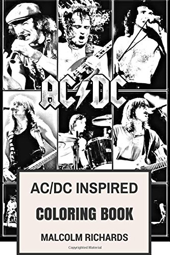 Buy AC/DC Inspired Coloring Book: Australian Rock Legends and Epic ...
