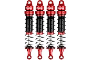 INJORA RC Shock Absorber Set 4pcs RC Dampers for 1/10 RC Crawler Axial SCX10 90046 AXI231017 Traxxas TRX-4 D90 (100mm)