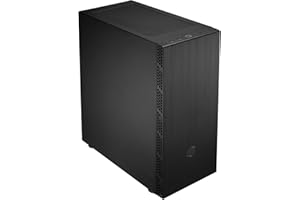 Cooler Master MasterBox MB600L V2 - Cajas ATX Minimalista para PC con entradas de Malla y Panel Frontal Cepillado, Negro