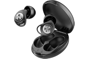 CASCHO Tapones Oidos Ruido Dormir,45dB Tapones Oidos Cancelacion de Ruido Protección Auditiva para Dormir/Concentración/Conciertos, con 8 Reutilizable Puntas(XS/S/M/L) y Estuche, Negro