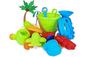 MOOKLIN ROAM 25 Piezas Niños Juguete de Playa, Bebe Conjunto de Juguetes Arena y Nieve en Moldes de Animales Set con Bolsa de Malla Blando para Niños Niñas Bañera Agua Juguetes de Baño y Nieve