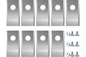 KUNXING Lame di Ricambio per robot tosaerba Parkside - Ricambi per robot tagliaerba Parkside, Kit 9 lame affilate in acciaio inox con 9 viti e box, tagliaerba compatibili, facile installazione e sostituzione