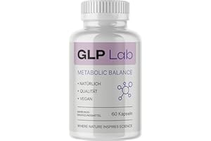 NUTRIZET GLP Lab Kapseln - Natürliche Inhaltsstoffe für Männer und Frauen - 60 Kapseln für 1 Monat