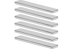 EMPEROCH 6Pcs Strong Neodymium Magnets, Rectangular Rare Earth Magnets, Powerful Magnetic Strips for Craft, Home, Office Needs (60x10x3mm)