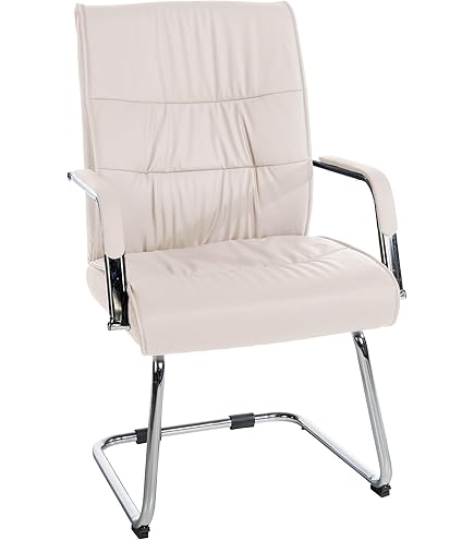 Sedia A Sbalzo Anubis XXL CLP - Rivestimento Similpelle, Portata 260kg, Per Ufficio O Sala D'Attesa, Nero