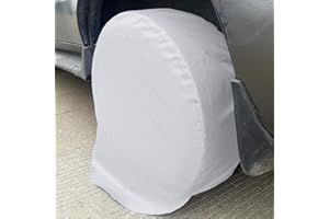 aheadad Lot de 4 protections universelles en aluminium pour pneus de 27" à 29" de diamètre pour jeep, camion, SUV, remorque, camping-car, camping-car.