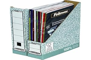 Fellowes Bankers Box - Caja revistero (10 unidades), color gris