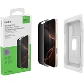 Belkin ScreenForce InvisiGlass iPhone 17 + iPhone 16 Pro ekran koruyuculu koruyucu folyo, &ccedil;izilmez, konumlandırma kılıflı ekr