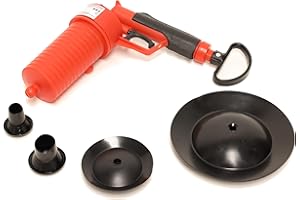 ‎ROTHENBERGER INDUSTRIAL Rothenberger Industrial Pressluft Rohrreiniger inkl. 4 Gummiadapter I Rohr frei in Bad, Küche, WC Reinigung mit Luftdruck I leichte Handhabung - für den Hausgebrauch I 1500000006