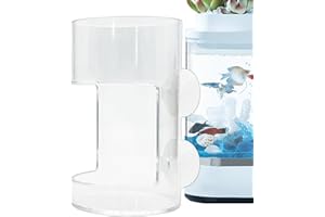 KIRDUME YAOFANG Fischfutterspender für Aquarien, Futterstation für Garnelen, Betta Feeder, transparente Futtermittel