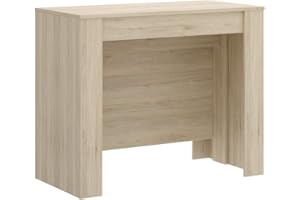 Mobelcenter - Mesa de Comedor Consola Extensible, Mesa para Salón recibidor o Cocina, Mesa Sistema Fuelle Extensible, Color Roble Canadian (1103)