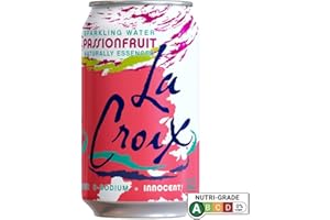 LA CROIX Naturally Essenced Passionfruit Sparkling Water 355ml (Pack of 12)