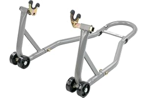 KCT Motorbike Stand, Heavy Duty Rear Paddock Universal Spool Cradle Lift