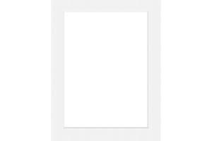 DEHA Design White Photo Mount 40x50 cm – Acid-Free Archival Board for 30x40 cm Photos and Prints