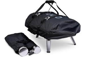 Ooni Fyra 12 Funda de transporte – Cubierta impermeable y resistente a la intemperie para horno de pizza, cubierta protectora, accesorios para horno de pizza, cubierta de horno de pizza para exterior,