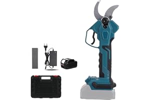 EZNAOBO Akku Astschere für Makita 18V Batterie, Max 40mm Schnittdurchmesser, 4 einstellbare Breiten, Elektrische Gartenschere mit LCD-Anzeige, elektrische astschere für Zweige,Sträucher,Stämme (1*Akku)