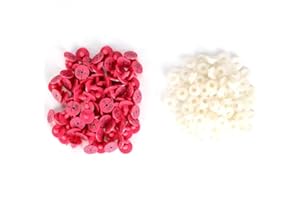 YOUTHINK Etiqueta De Oreja De Ganado De Animales De Plástico De Calidad De 100 Piezas Para Conejo Fox Etiqueta De Marcador De Perro Para Conejo, Zorro Y Perro(Coral)