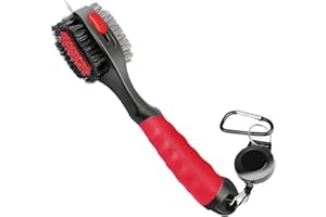 Zaphara Outil Brosse Club Golf surdimensionné nettoyant Le Nettoyeur rainure extérieur rétractable(Éd)