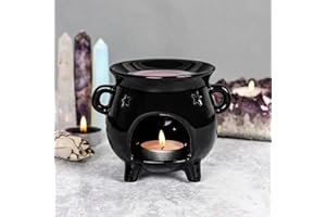 BASEOW Goodhome Tech Island Wax Burner, Eden Cauldron Ceramic Wax Melt Burners, Wax Melts, Aromatherapy Diffuser, Oil Diffuser, Essential Oil for Diffusers for Home Decor, Air Fresheners, Room Décor (OB-12)