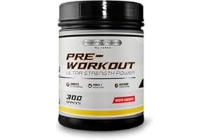 HEALTHY FUSION Potente Pre-Workout | Beta Alanina, Creatina, Taurina, Citrullina, Betaina, Caffeina e Vitamine | Potenzia e migliora le prestazioni energetiche | Maggiore forza muscolare e resistenza fisica | 300g