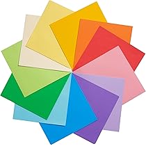 Carta per origami 180 fogli, 20 colori vivaci A4 80 gsm Carta pieghevole colorata fronte-retro per progetti fai da te per la scuola, l'arte e l'artigianato, bambini e adulti