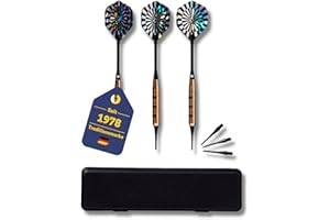 ‎B BEST SPORTING Best Sporting Safety-Dartpfeile Sabre I 3 Dartpfeile mit Kunststoffspitze & Messinghülse I Softdart-Set I E-Dart Pfeile in 14 oder 18 g I inkl. Ersatzspitzen & Dart-Etui I Dart-Zubehör