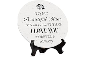 CHARMIBLE Gifts for Mum, Mum Gifts for Mother's Day, Birthday Gifts for Mum, Mother's Day Valentine's Day Birthday Gifts for Mum from Daughter Son, Acrylic Ornaments Gifts for Mum