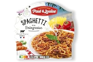Paul & Louise Spaghetti bolognaise 300g - Prêt en 2 min - 100 % viande origine France