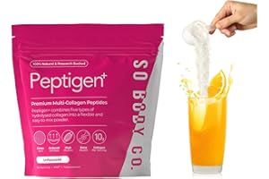 SO BODY CO SoBodyCo Unique 6 Types of Collagen Powder 300g, Collagen Supplements for Women, Pure Unflavoured Premium Hydrolysed, Peptides Powder for Hair Skin Nails Muscles