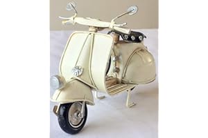 F&G SUPPLIES Grazioso ornamento vintage retrò in metallo per scooter vespa mod moto – lunghezza 18 cm – ottimo regalo ornamento per una mensola o una scrivania
